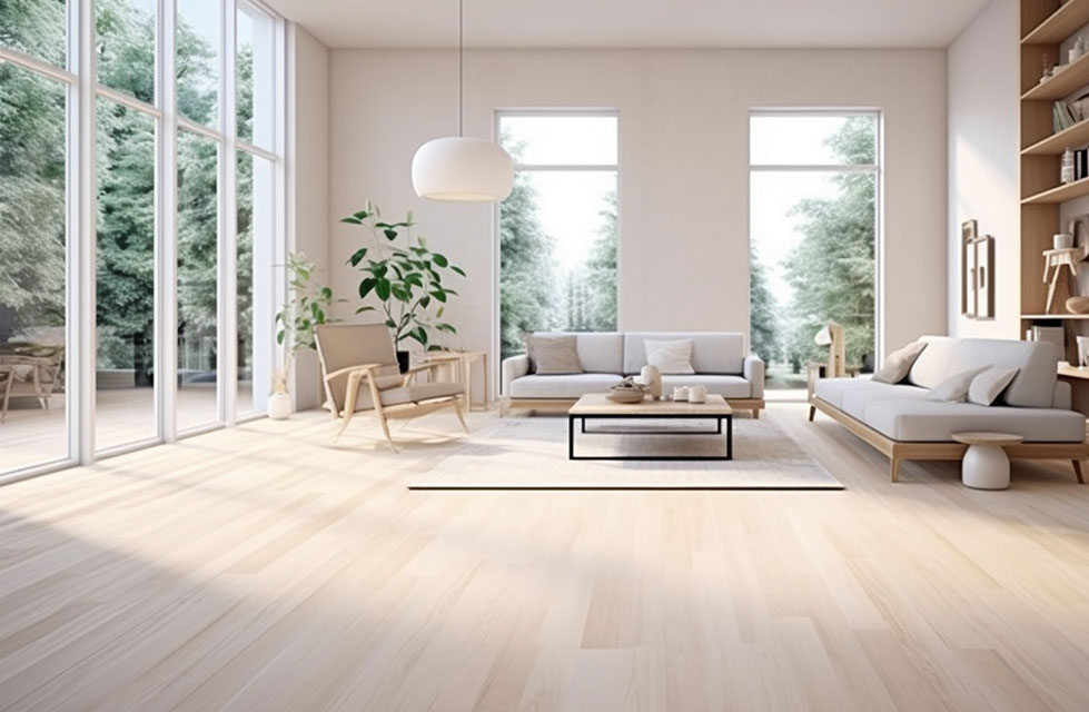 Homepage background image featuring modern flooring interior